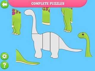 Captura 20: Divertidos Rompecabezas de Dinosaurios para Niños