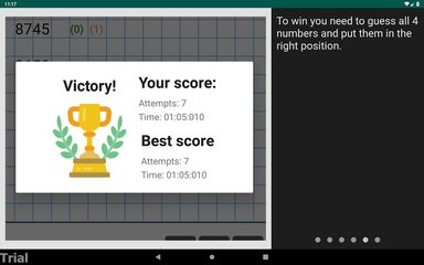 Screenshot 8: Bulls & Cows 2 - Puzzle Game