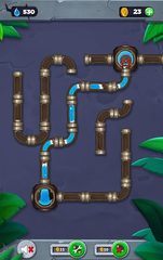 Screenshot 2: Water flow - Connect the pipes