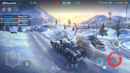 Screenshot 1: Modern Assault Tanks：Tank Game