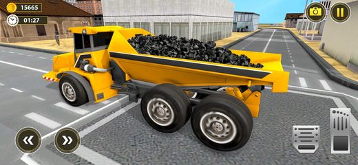 Captura 5: Camión Volquete Excavadora Pesada 3D