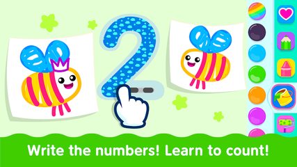 Screenshot 5: Bini Toddler Drawing Apps! Coloring Games for Kids