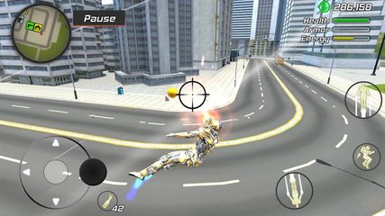 Screenshot 14: Super Crime Steel War Hero Iron Flying Mech Robot