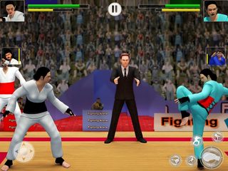 Captura 18: Combate de karate por equipos