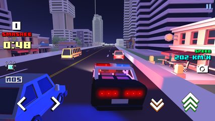 Screenshot 2: Blocky Car Racer - racing game