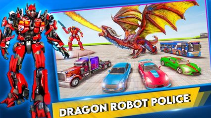 Captura 16: Batalla de Robots Dragón y Coches 3D