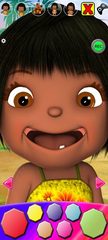 Screenshot 1: Talking Emily Baby Girl Games