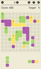 Screenshot 6: Surface Trimino: increase the area. Casual game.