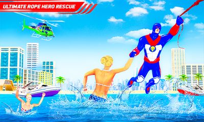 Screenshot 5: Rope Robot Hero Superhero Game