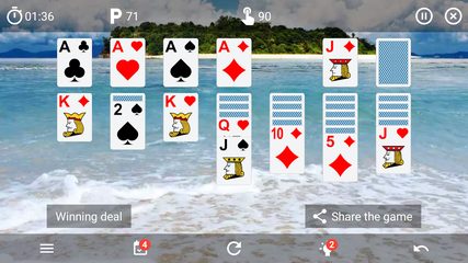 Скриншот 14: Классическая игра в пасьянс
