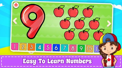 Captura 11: Aprende los Números 123 Kids - Contar y Trazar