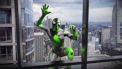 Screenshot 2: Rope Frog Ninja Hero Car Vegas