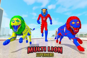 Screenshot 13: Police Lion Robot Superhero: Super Speed Hero Game