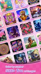 Captura 8: Relajación con pinturas por números