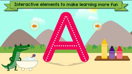 Captura 3: Aprender a escribir y trazar letras y números