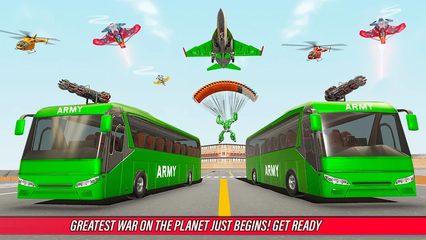 Screenshot 16: Army Bus Robot Car Game 3d