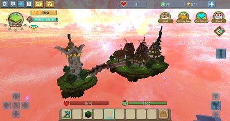 Captura 1: Aventura en Sky Block
