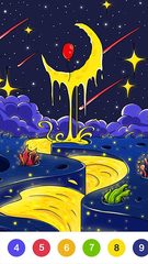 Скриншот 5: Раскраска: рисуй по номерам