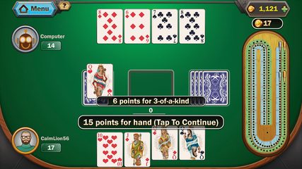 Screenshot 2: Cribbage Deluxe