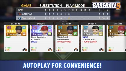 Captura 5: Juego de Béisbol