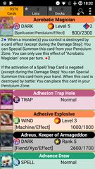 Screenshot 9: Database for Yugioh Cards