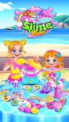 Screenshot 1: Rainbow Glitter Slime Maker