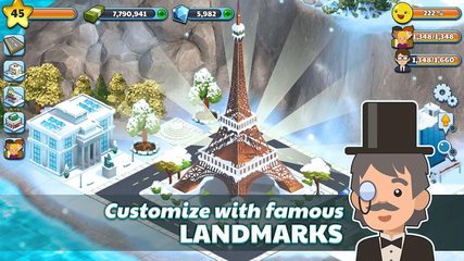 Screenshot 3: Snow Town - Ice Village World: Winter City