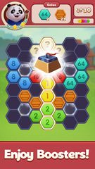 Captura 7: Juego de rompecabezas de combinación de números hexagonales