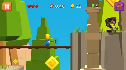 Screenshot 1: Girl & Dragon Adventures