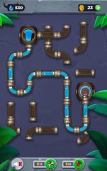 Screenshot 9: Water flow - Connect the pipes