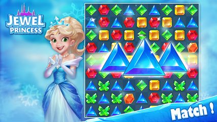 Screenshot 5: Jewel Princess - Match 3 Froze