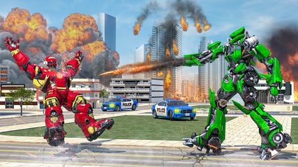 Screenshot 11: Helicopter Game - Robot Police