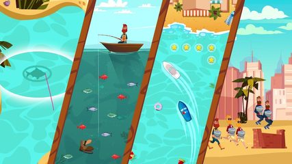 Screenshot 2: Fisher Tycoon Simulator - Fishing, idle clicker