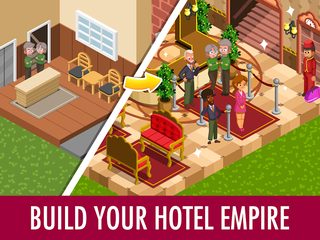 Screenshot 1: Hotel Tycoon Empire: Idle game
