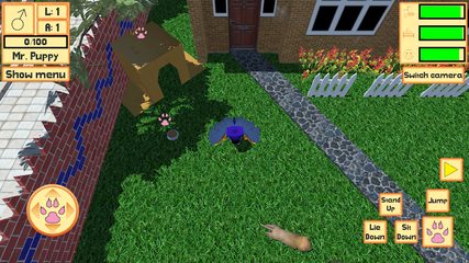 Captura 6: Cuidado de cachorro virtual 3D