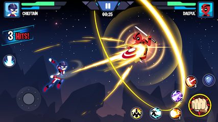 Screenshot 3: Stickman Heroes Fight - Super Stick Warriors