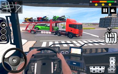 Screenshot 3: Car Transporter Truck Games 3D