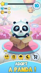 Скриншот 1: Игра с милым медвежонком-пандой