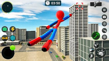 Screenshot 20: Flying Stickman Rope Hero Game
