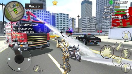 Screenshot 13: Super Crime Steel War Hero Iron Flying Mech Robot