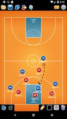 Captura 1: Pizarra Táctica de Baloncesto