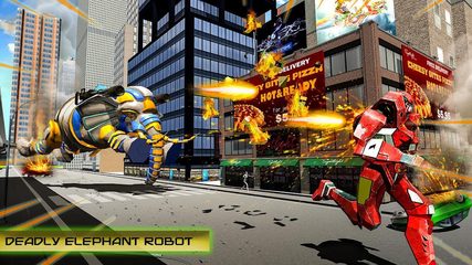 Screenshot 12: Elephant Vs Lion Robot Game