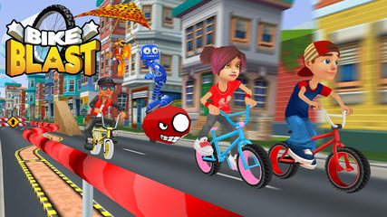 Screenshot 1: Bike Blast- Bike Race Rush