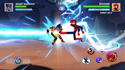 Captura 3: Juego de lucha con superhéroes