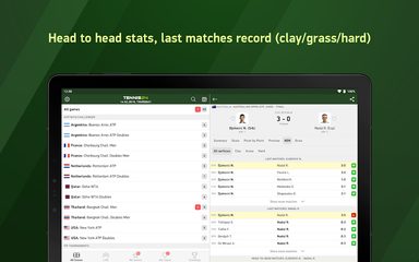 Captura 8: Resultados en Vivo de Tenis