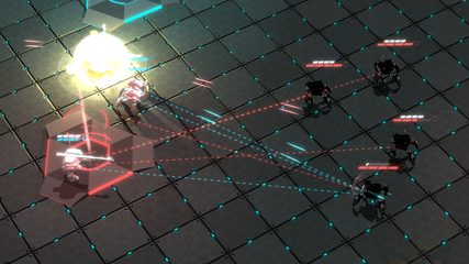 Captura 11: Arena de combate con inteligencia artificial