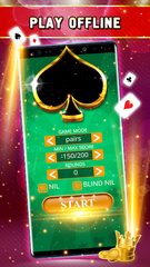 Captura 4: Spades Offline — Juegos de cartas para un solo jugador