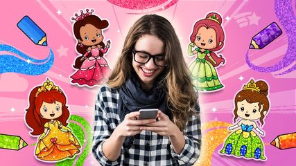 Captura 1: Libro de Colorear de Princesas: Juegos para Niñas