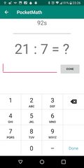 Captura 3: Matemáticas de Bolsillo – Entrenador de Aritmética Mental
