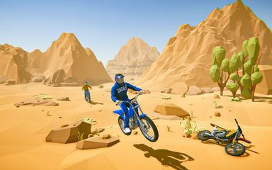 Captura 1: Carreras de Motocicletas con Trucos